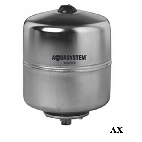 Bình tích áp inox Aquasystem AX24 24 lít 10 bar Bình tích áp inox Aquasystem AX24 24 lít 10 bar