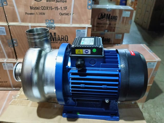 Bơm ly tâm trục ngang đầu inox cánh hở Maro DWO150T 1.5HP 380V 5 Bơm ly tâm trục ngang đầu inox cánh hở Maro DWO150T 1.5HP 380V 5