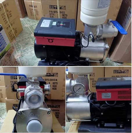 Bơm tăng áp biến tần APP HVF-54T 1HP 380V 8