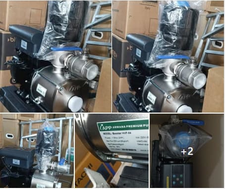 Bơm tăng áp biến tần APP HVF-54T 1HP 380V 10
