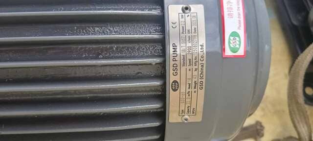 Máy bơm ly tâm trục ngang đầu gang GSD G320-150-4P-20HP 380V 5