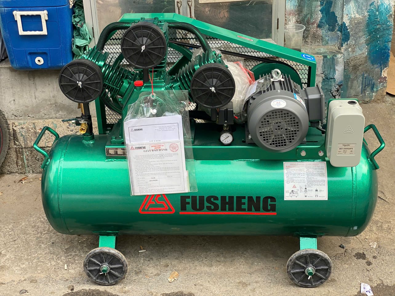Máy nén khí Fusheng thấp áp VA-65 1HP 220V 12