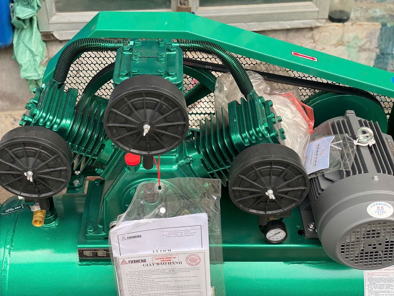 Máy nén khí Fusheng thấp áp VA-65 1HP 220V 8