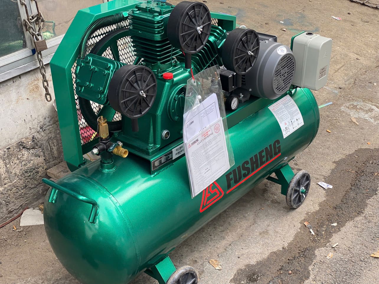 Máy nén khí Fusheng thấp áp VA-65 1HP 220V 9