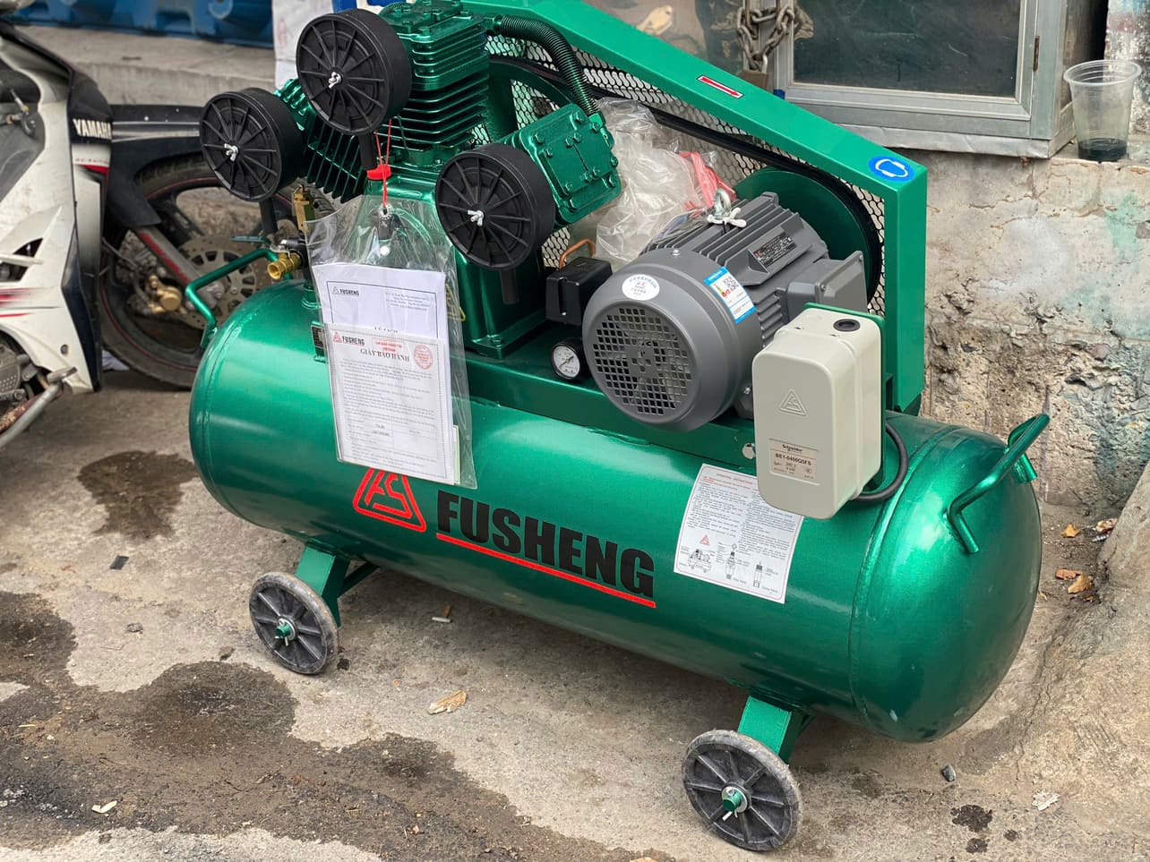 Máy nén khí Fusheng thấp áp VA-65 1HP 220V 11